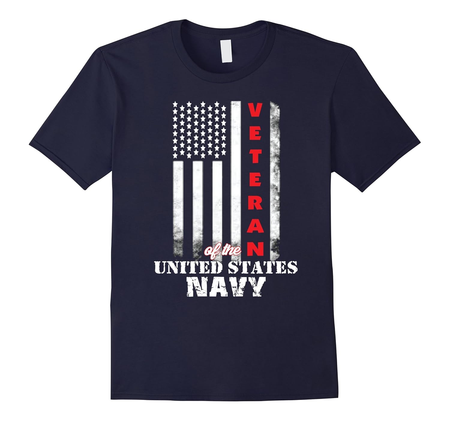 Armed Forces US Navy Vintage Veteran T-Shirt-ANZ