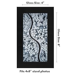 Americanflat 4x8 Picture Frame in Black