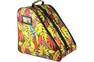 Gooyule Roller Skate Bag Ice Skate Bags Large Capacity Roller Skating Bags for Women Men & Kids Ice Skating Bag Roller Skate Accessories Inline Skate Bag with Shoulder Strap Top Handle Side Pocket