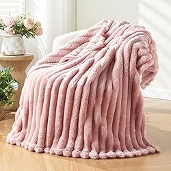 NEWCOSPLAY Super Soft King Blanket Pink Premium