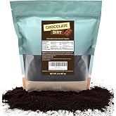 Chocolate Cookie Crumbs Chocolate Graham Cracker Crumbs Bulk 2 Pounds | Chocolate Dirt Coffee Topping and Bulk Dessert Topping