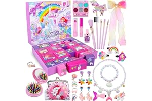 QEUOYSS Advent Calendar 2023 Girls 24 Days Christmas Countdown Calendar, Jewelry Makeup Gifts for Kids Toddlers Including Hair Accessories, Jewelry, Kits, Bracelets, Coin Purse Toys 4 5 6 7 Birthday