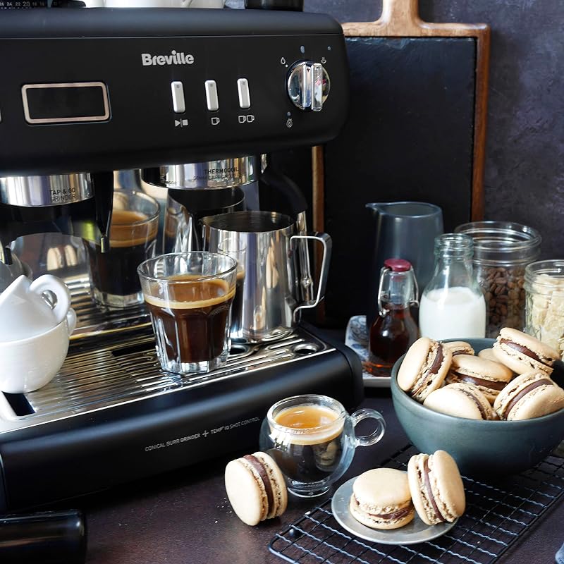 Barista Max+ Macchina per caffè espresso, latte e cappuccino, Macinatura e dosaggio intelligenti, Timer di estrazione di precisione, Montalatte integrato, Pompa italiana da 15 bar