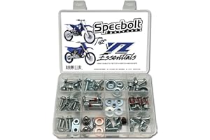 Specbolt YZ Essentials Track & Trail Bolt Kit Fits: All Yamaha YZ 2 Strokes, Including YZ125 YZ250 YZ500 Kick Start Seat Subf
