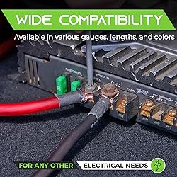 GearIT 1/0 Gauge Wire Oxygen Free Copper OFC