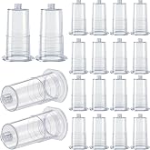 200 Pcs Disposable Needle Holder Transparent Connector Students Training Tools Universal Fit Needle Holders Vacutainer Blood Collection Tube Holder