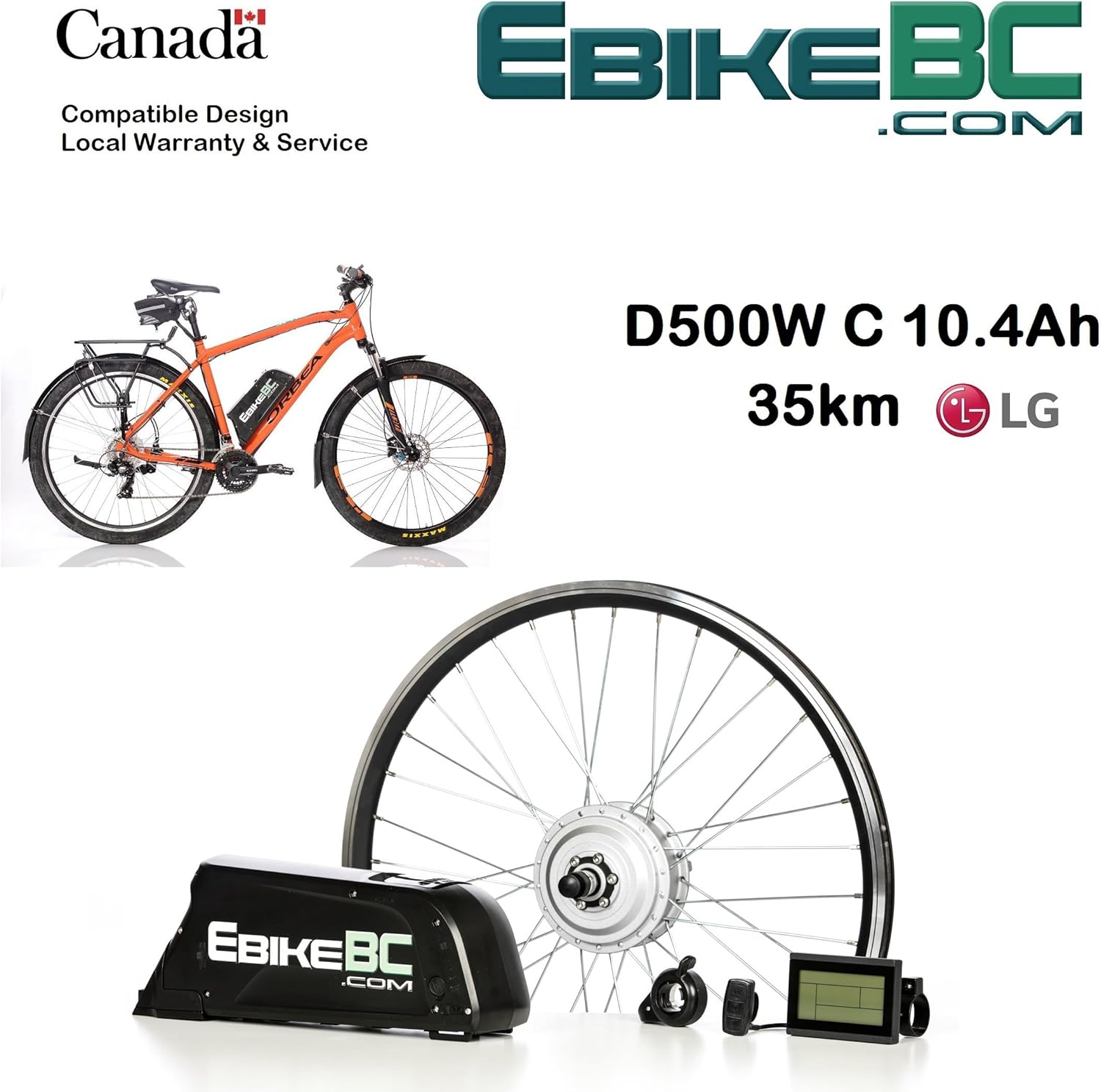 500 watt electric bike conversion kit