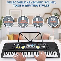 Pyle, Electric Keyboard 61 Keys-Portable Digital