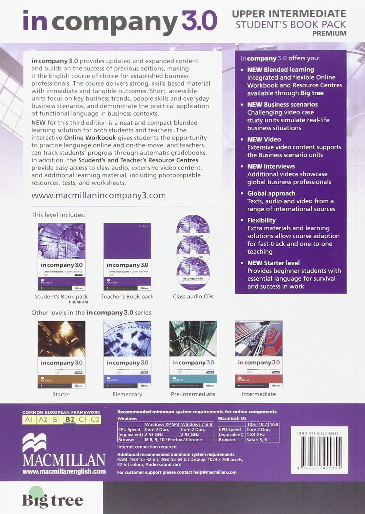 In Company 30 Upper Intermediate Level Students Book Pack - 