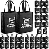 36 Pcs Thank You Reusable Gift Bags Employee Appreciation Gift Bags Thank You for Being Awesome Team Appreciation Gift for Employee Appreciation Teacher Student Coworker Secretary Assistant