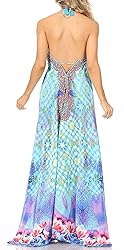 Sakkas 1817 - Lizi Womens Maxi High-Low Halter