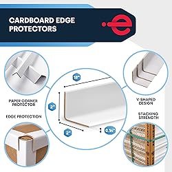 ESK Packaging Cardboard Corners for Packing - 2"W x