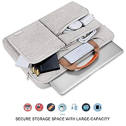 Lacdo 360° Protective Laptop Shoulder Bag for 13
