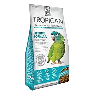 Tropican Lifetime Maintenance Food Granules for Parrots