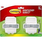 Command Broom & Mop Grippers, Multi-Use Gripper, Holds up to 4 lbs, 2-Pack, Organize Damage-Free