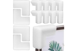 GLEAVI 24pcs Epe Foam Corner Protectors for Shipping Frames Mirrors Furniture Packaging Cushioning Guards