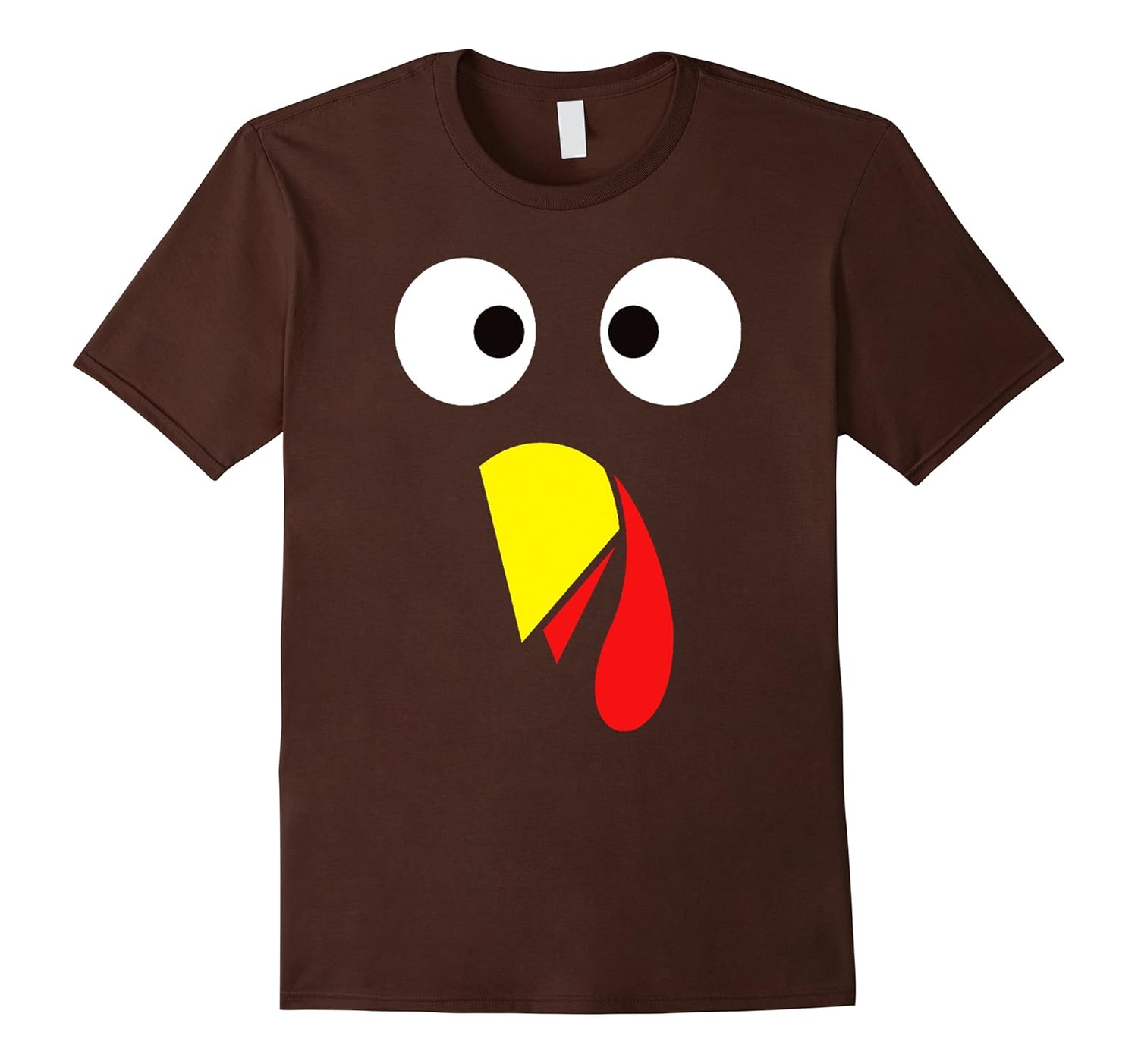 Turkey Face T Shirt Thanksgiving cute Toddler youth boys tee-ANZ