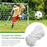 Cyrank Soccer Net Replacement 6x4ft 12x12cm Mesh Backyard Training Net view 8