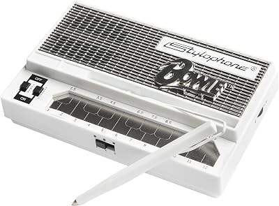 Stylophone Bowie Limited Edition Synthesizer White Embossed Logo 3 Modes