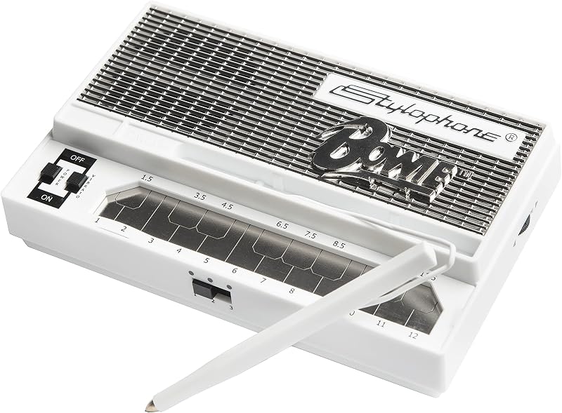 Stylophone Bowie Limited Edition Synthesizer White Embossed Logo 3 Modes