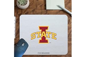 Fan Brander NCAA Mousepad for Home, Office, and Gaming (Iowa State Cyclones Mouspad)