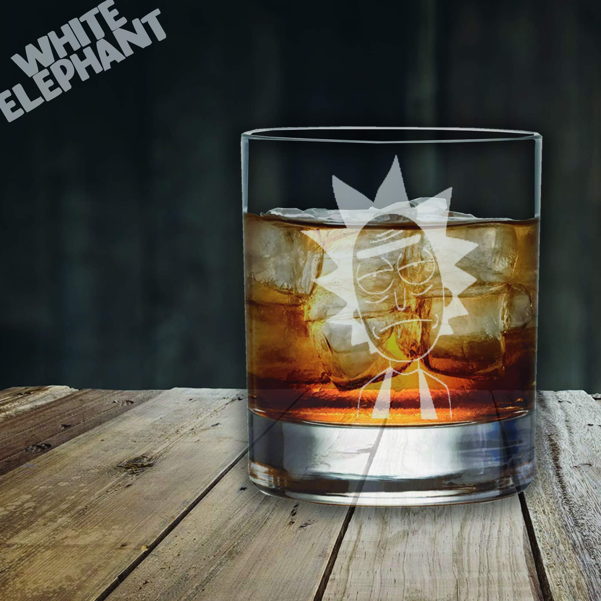 Laser Etched  Rick  Whiskey/High-Ball/Pint/Tankard Glass