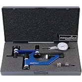 Accusize Dial Test Indicator 0.03 x 0.0005 in with Holder | Universal Holder Fits 5/32 in Shank or Dovetail; 0-12 in Reach; Includes 3/8 in and 5/32 in Clamps, P900-S186
