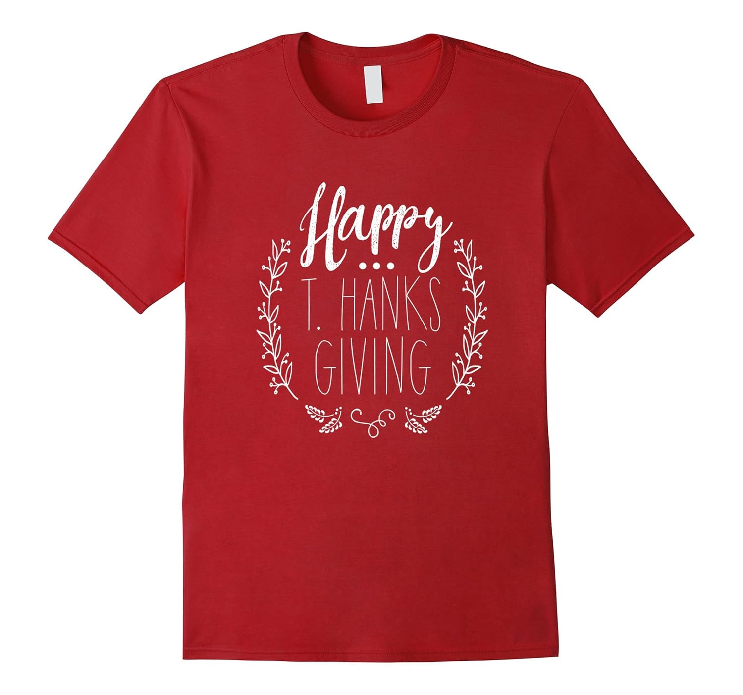 Happy T. Hanks Giving Shirt with wreath-ANZ