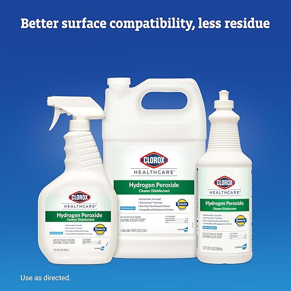 CLOROX HEALTHCARE HYDROGEN PEROXIDE CLEANER SPRAY, 32 FL OZ (PACKAGE MAY VARY)