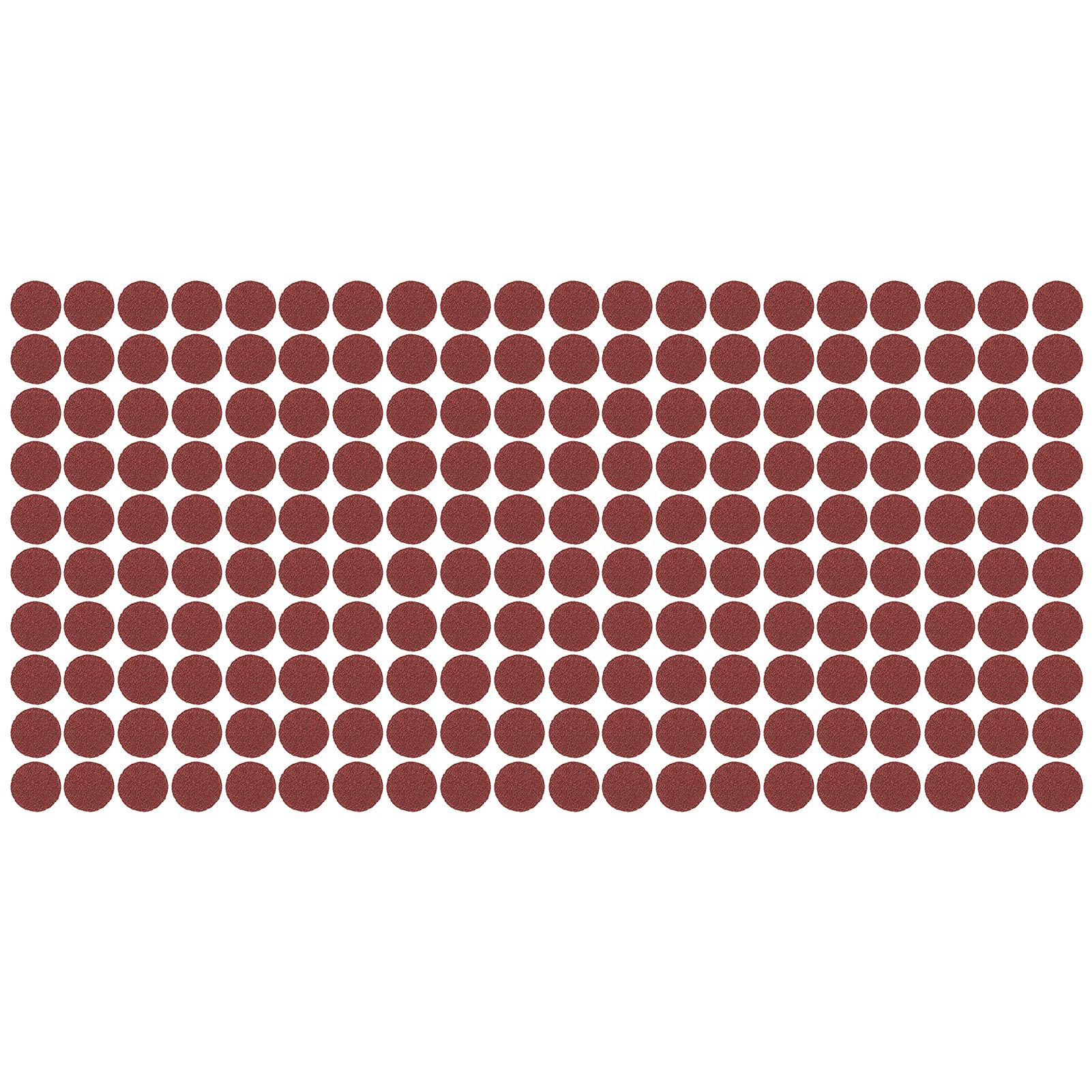 Estink 1 Inch Hook and Loop Sanding Discs, 80 Grit, 200 Pack, Heat Resistant, No Hole Design for Drill Grinders and Power Tools