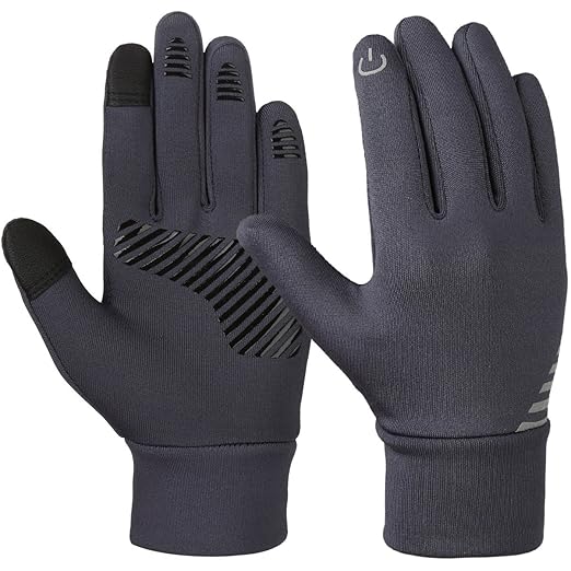 Vbiger Kinder Handschuhe Winterhandschuhe Radhandschuhe Leichte Anti-Rutsch Laufen Handschuhe Touchscreen Handschuhe für Jung