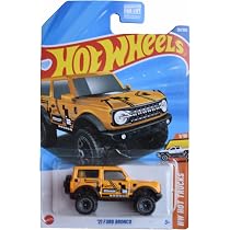 Hot Wheels 21 Ford Bronco, 1/10 Scale, Silver, HW Hot Trucks