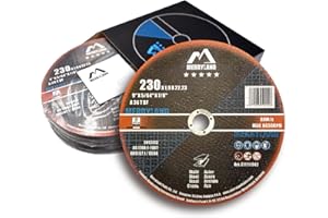 Merryland Cut Off Wheel 9 inch for Angle Grinder, Metal Cutting Wheel 9 X .075 X 7/8 Ultra Thin 25 Pack, Iron Steel Cutting Disc, Expert-Line E11111942