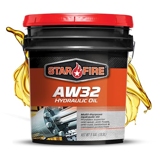 STARFIRE AW32 Hydraulic Oil – 5 Gallon Pail – Premium Anti-Wear, Anti ...