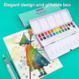ARTISTRO 24 Watercolour Paint Set Travel Box – Portable Mini Watercolours view 4