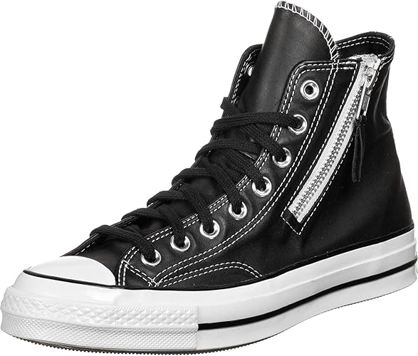 Amazon Converse メンズ チャック70 サイドジップハイトップスニーカー Us サイズ 8 Women 6 Men カラー ブラック スニーカー