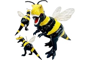 Randimals Animal Figurine Toy Bee & Tyrannosaurus Hybrid Realistic Animal Toys - Unique Mix of Safari Toys & Farm Animals Small Figurines - B-Rex Mini Animal Figures for Kids & Kidults