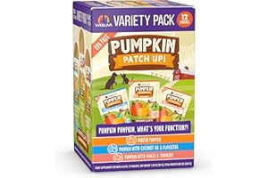 Weruva Pumpkin Patch Up! Pumpkin Pumpkin, What's Your Function Variety Pack for Dogs & Cats, 1.05oz Pouch (Pack of 12)