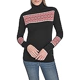 Tommy Hilfiger Womens Long Sleeve Cotton Turtleneck Light Weight Sweater