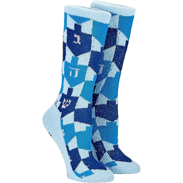 thumbnail image 2 of Rite Lite Chanukah Socks, Youth Crew, Dreidels & Happy Chanukah With Lurex, Carded 2 of 10