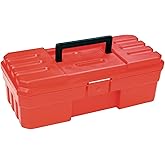 Akro-Mils 12-Inch ProBox Plastic Toolbox for Tools, Hobby or Craft Storage Toolbox, Model 09912, (12-Inch x 5.5-Inch x 4-Inch), Red