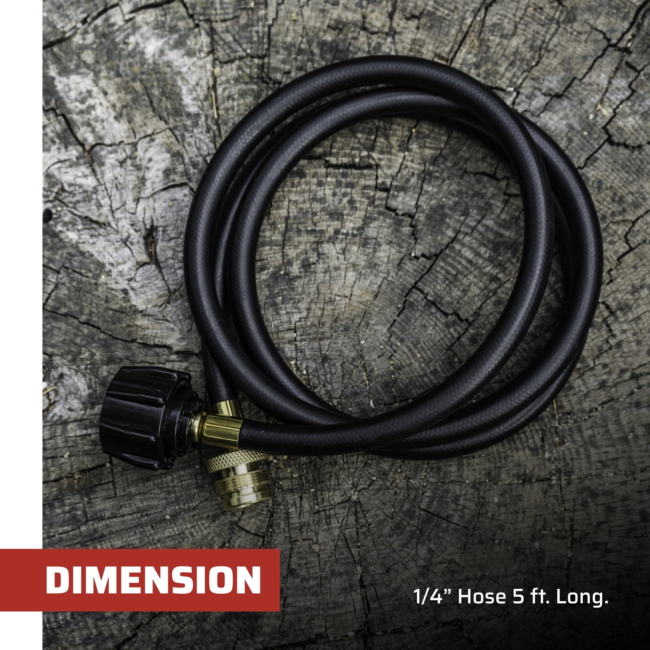 Camp Chef 5 Foot Bulk Tank Hose Adapter for use with disposable bottle