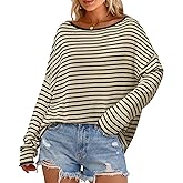 Arach&Cloz Women's Oversized Linen Blend Beach Vacation Cover Up Summer Casual Off Shoulder Tops 2026