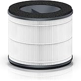 AP-T10-WT AP-T10FL Replacement Filter and AP-T10 Filter Compatible with Homedics Air Purifier Filter Replacement for Homedics 4 in 1 Air Purifier AP-T10-BK AP-T10-WT with HEPA-Type, 1-Pack
