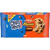CHIPS AHOY! Reese&rsquo;s Peanut Butter Cup Cookies, Family Size, 14.25 oz | Fudgy Chocolate Chip Cookies, Certified Kosher