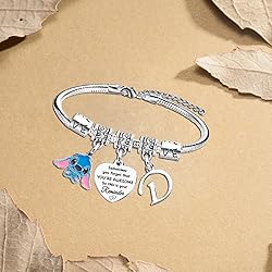 Waeceip Stitch Bracelet with Initial Letter, Gifts