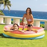 Intex Sunset Glow Pool 3 Ring Inflatable Rainbow Paddling Pool 58 x 13 inches view 5