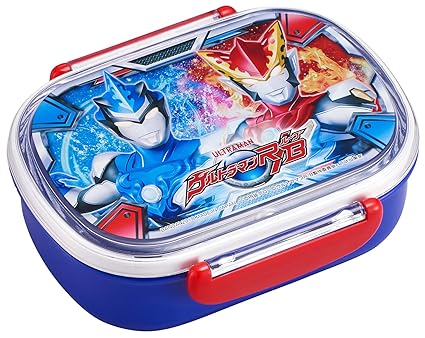 Amazonosk 弁当箱 レッドブルー 容量約360ml中子約145ml