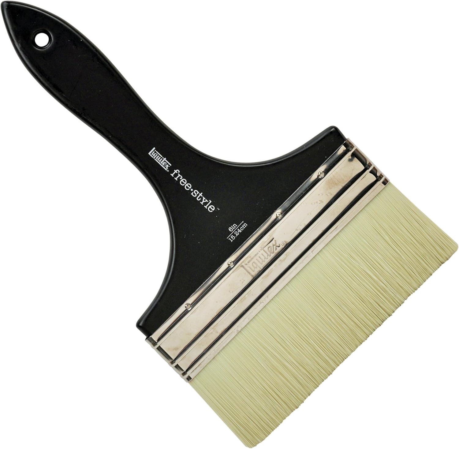 Liquitex Professional Freestyle Large Scale Brush, Broad Flat/Varnish 6inch, Short Handle