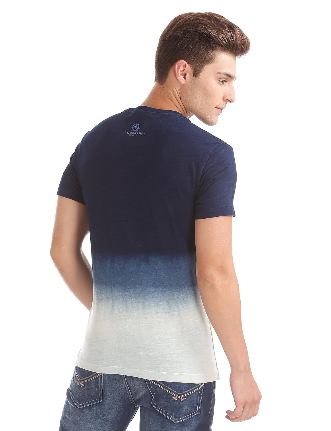 us polo association men's solid regular fit t-shirt